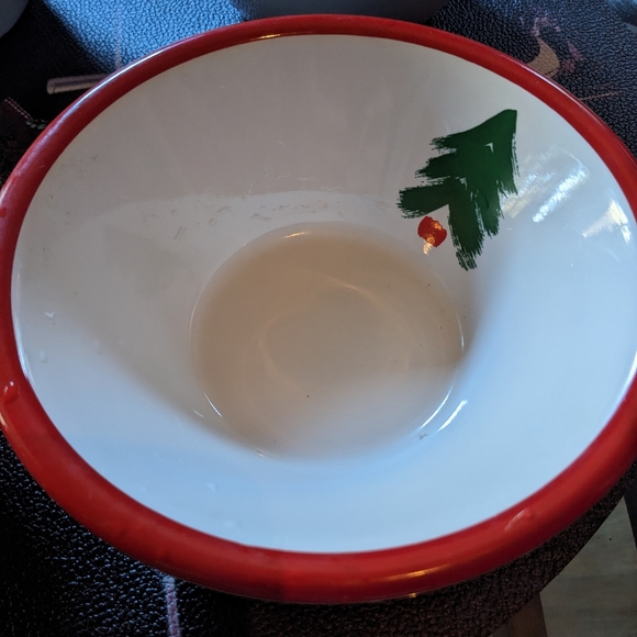 Marimekko + Pfaltzgraff 1985 Christmas Tree🎄 4 bowl set *rare* - Picture 2 of 9